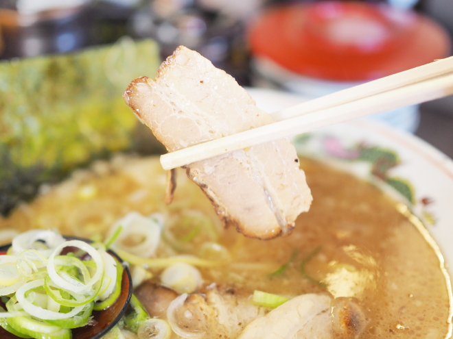 風神ラーメンのチャーシュー