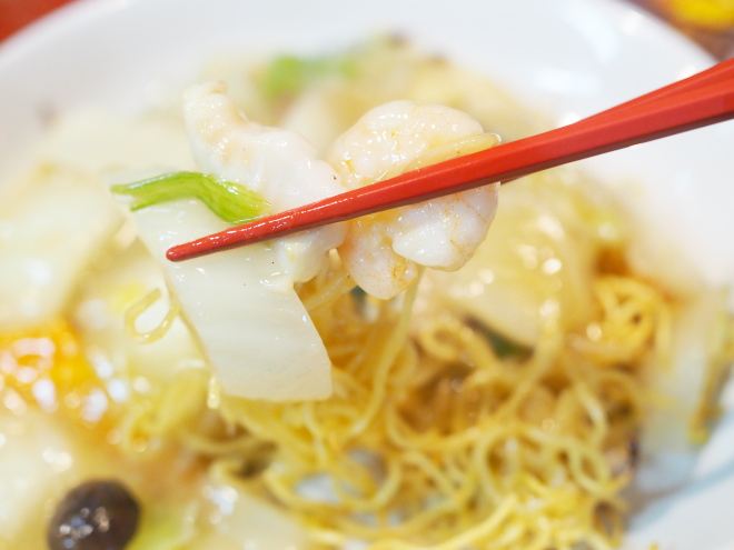 海鮮あんかけ焼きそば