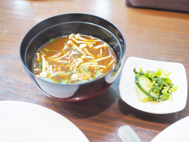 谷町四丁目・洋食屋 ふじ家（Fujiya）の赤出し